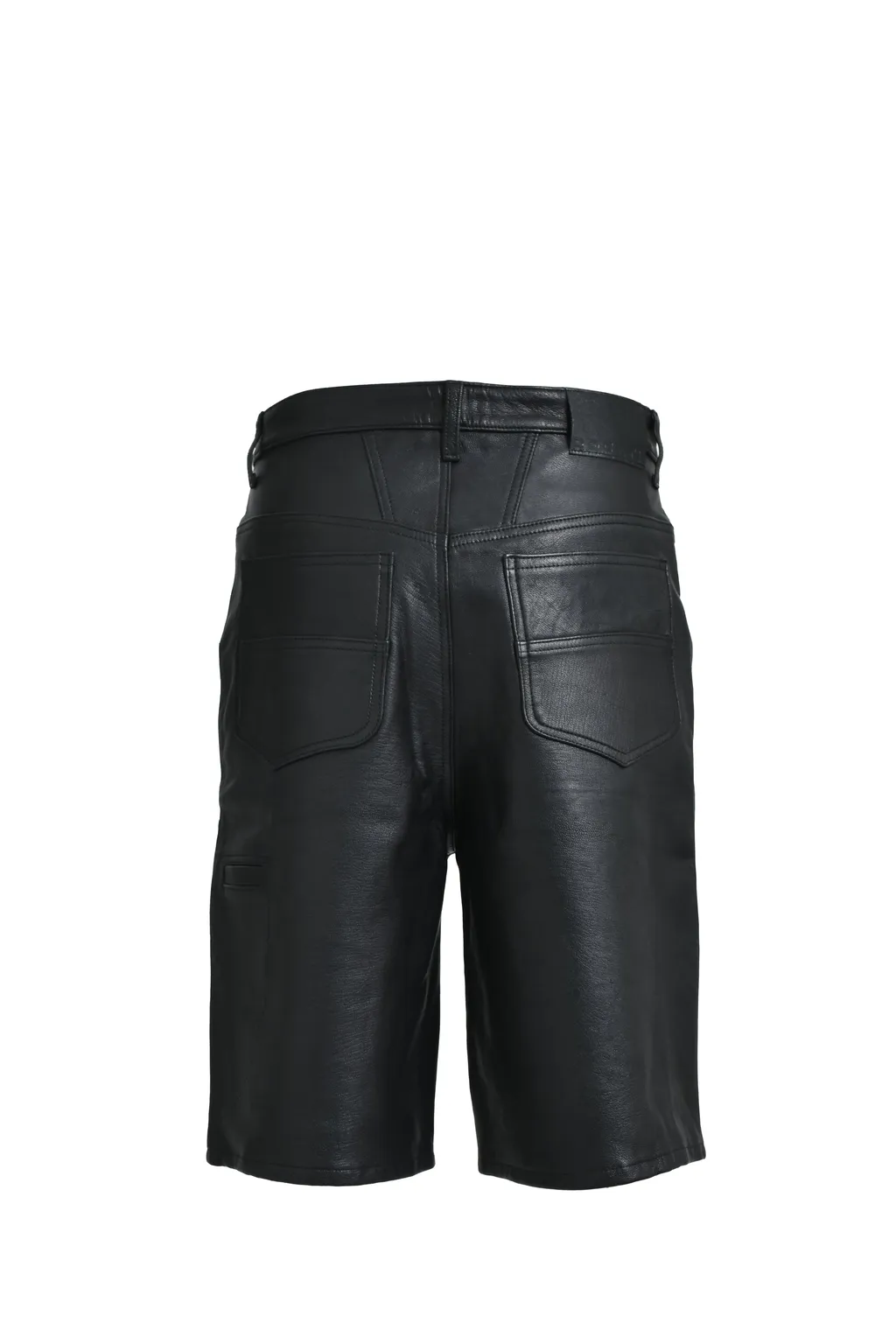 Newrich Leather Shorts / Black