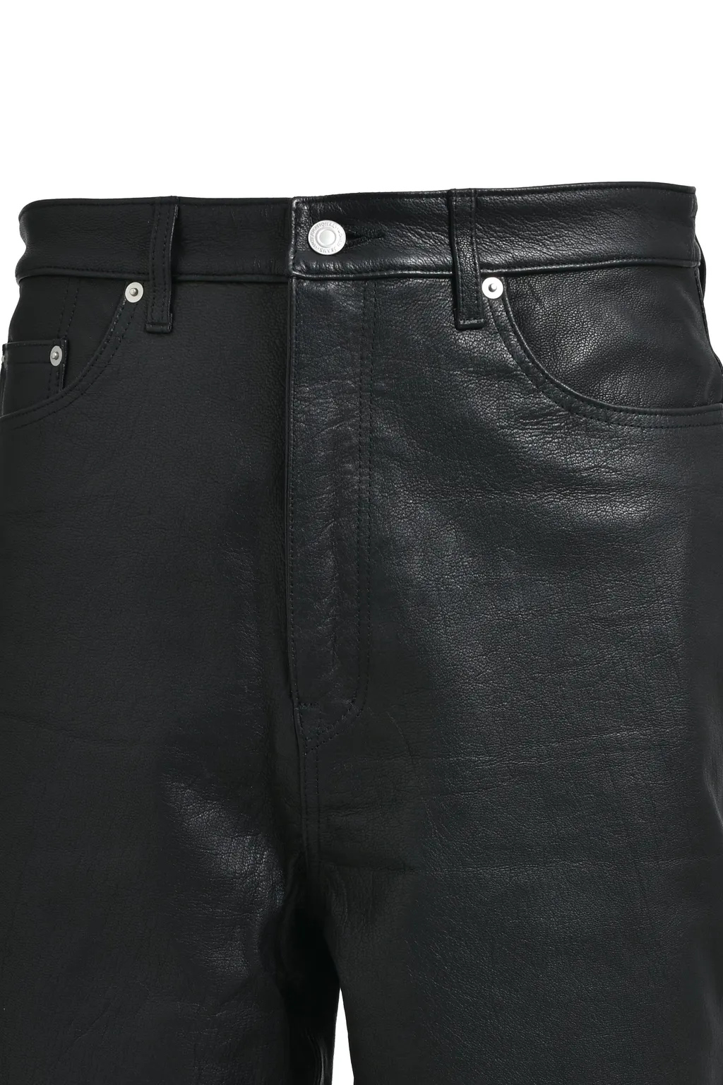 Newrich Leather Shorts / Black