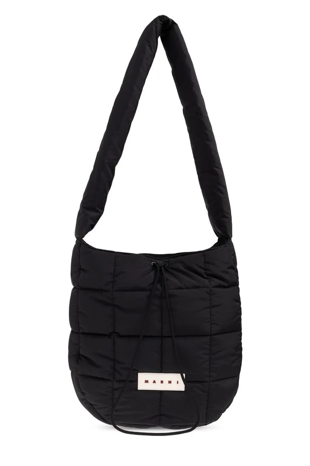 Marni Drawstring Quilted Shoulder Bag