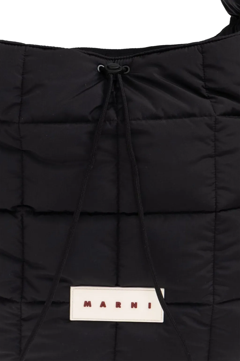 Marni Drawstring Quilted Shoulder Bag