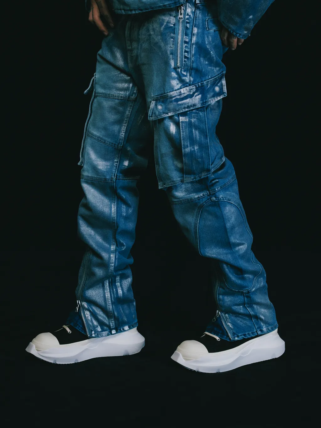 Coating Riders Cargo Pants / Ice