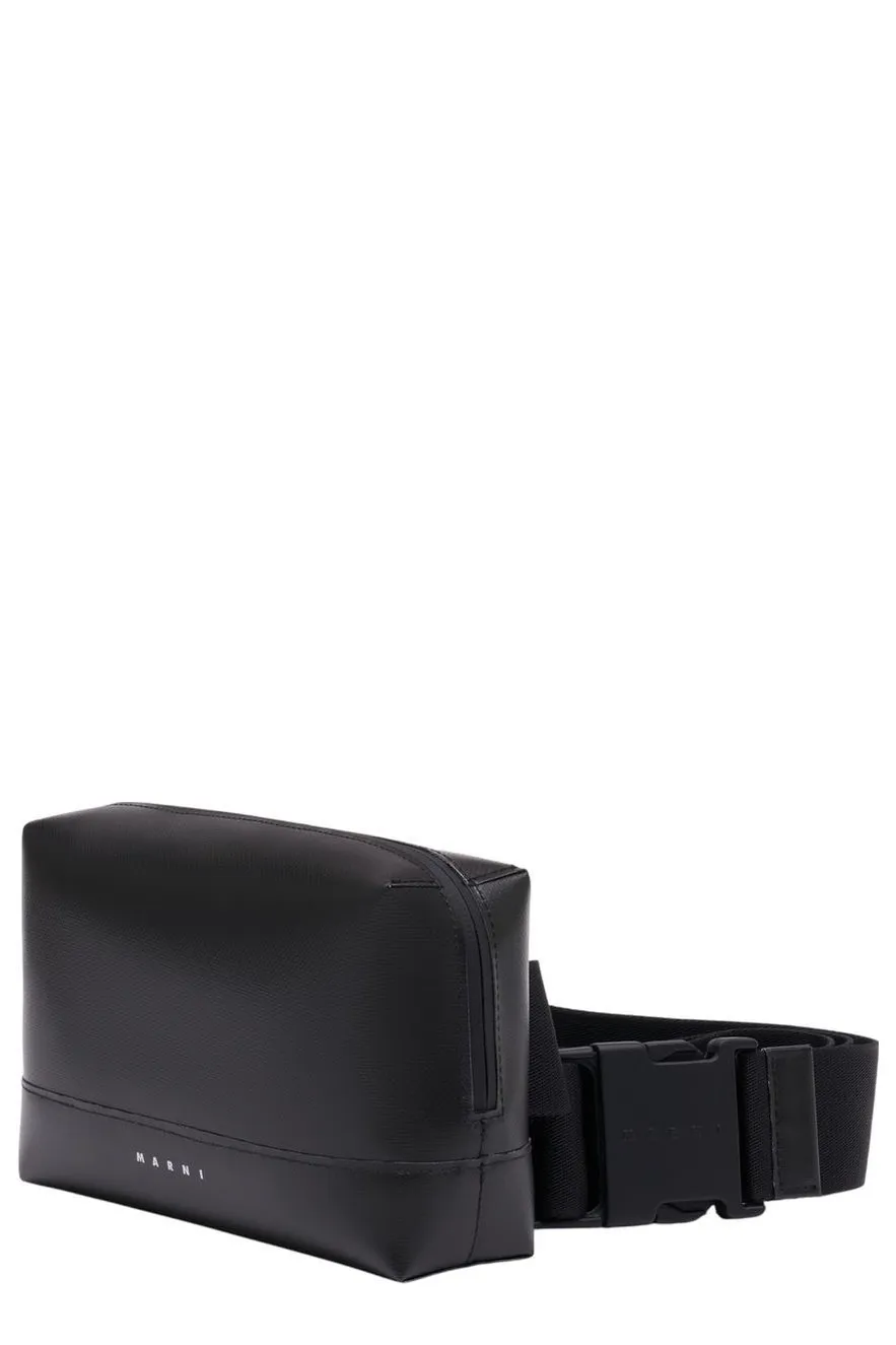 Marni Logo Detailed Zipped Belt Bag
