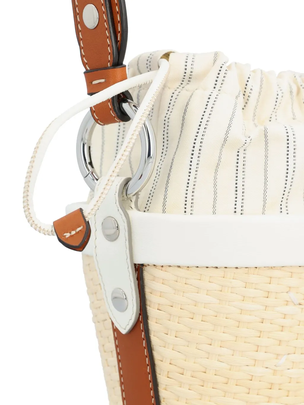Maison Margiela Woven Drawstring Shoulder Bag