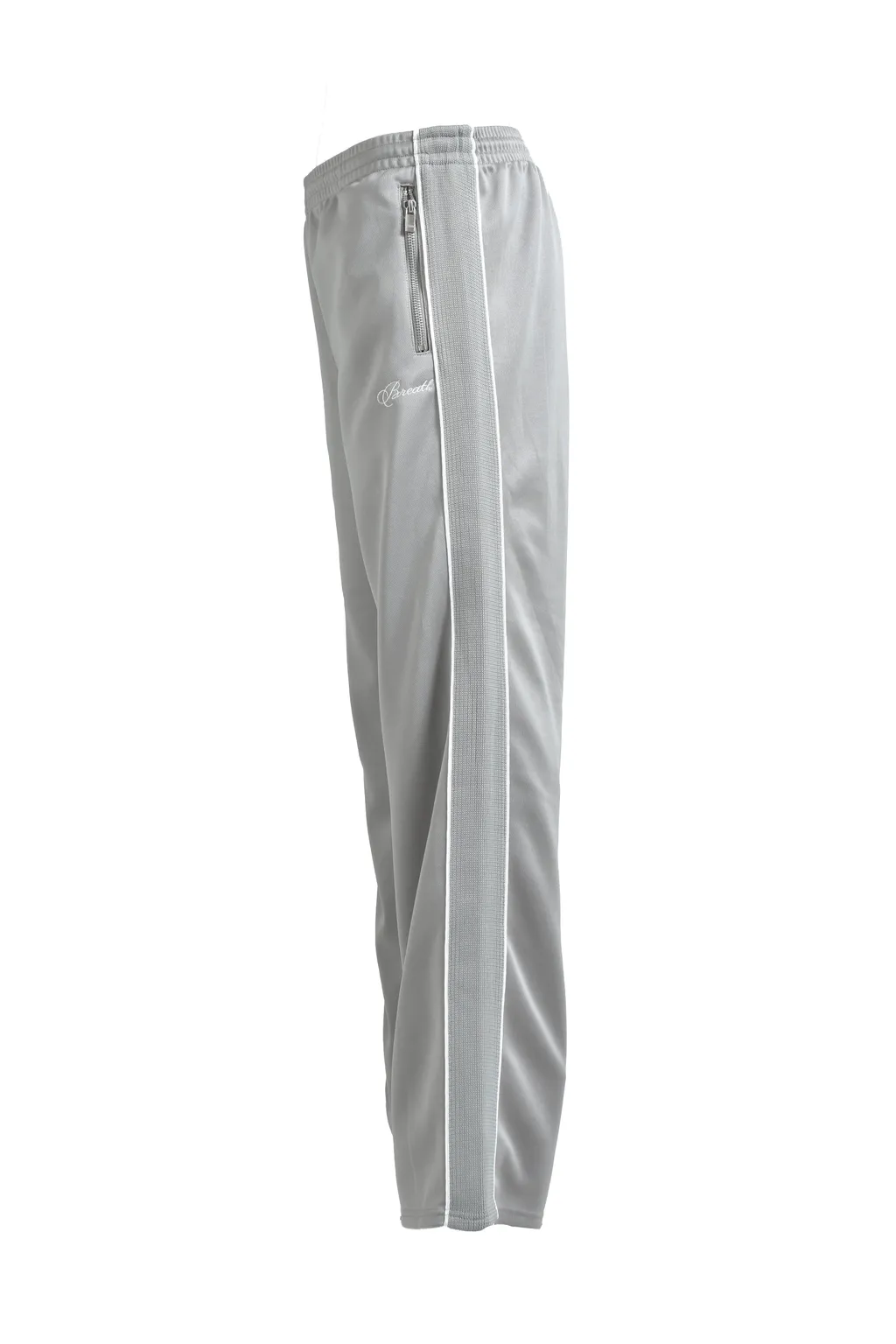 Script Logo Line Track Pants / Gry
