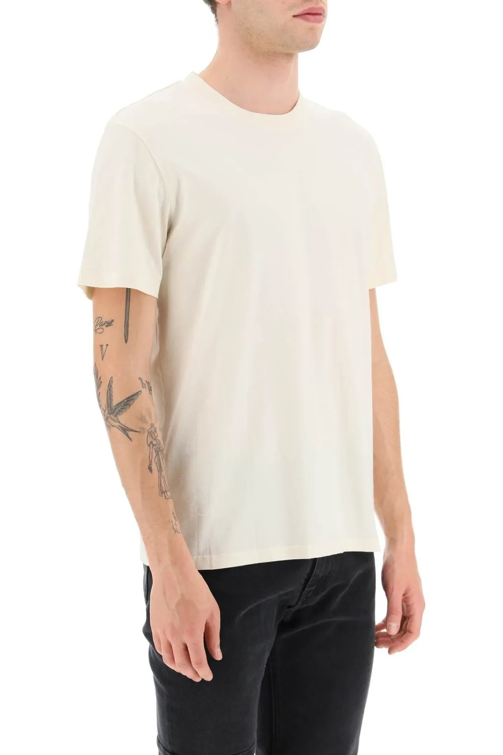 Maison Margiela Set Of Three Crewneck Straight Hem T-Shirts