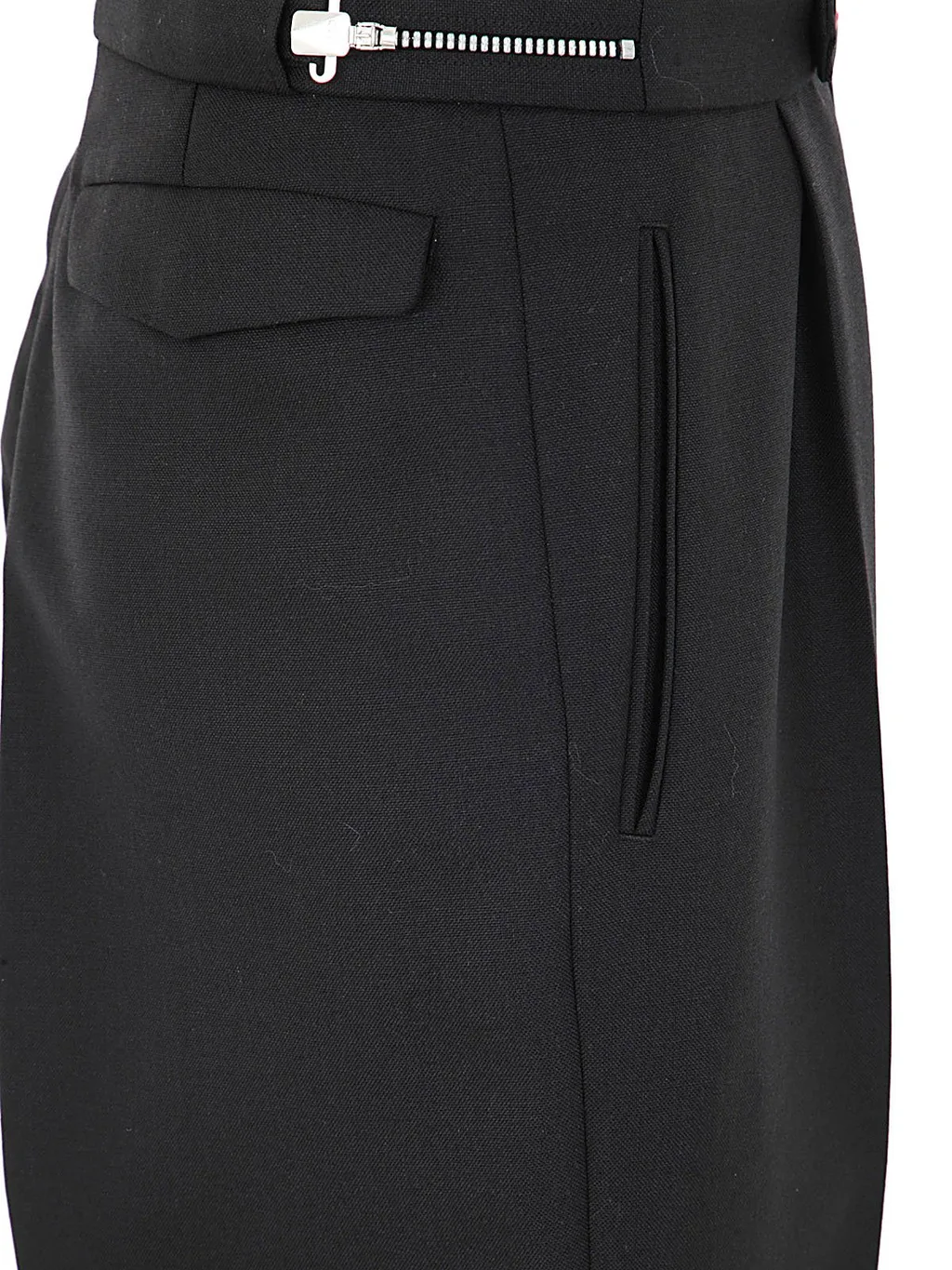 Maison Margiela Mid-Rise Tailored Trousers