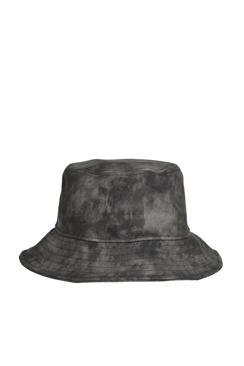 Faux Leather Hat / Black