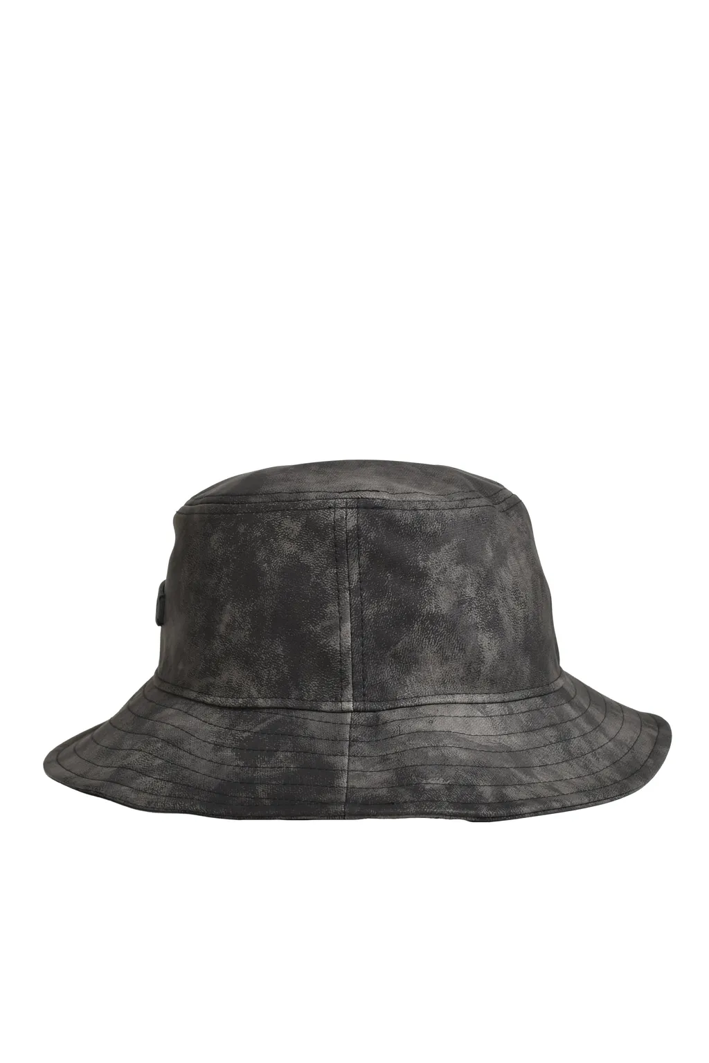 Faux Leather Hat / Black