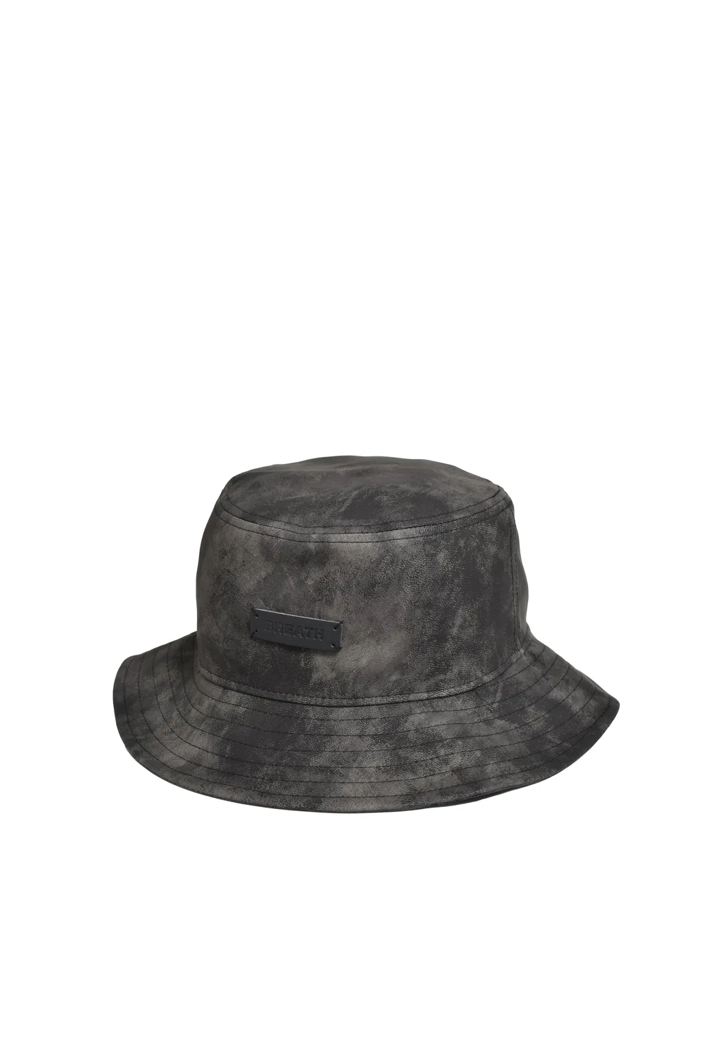 Faux Leather Hat / Black
