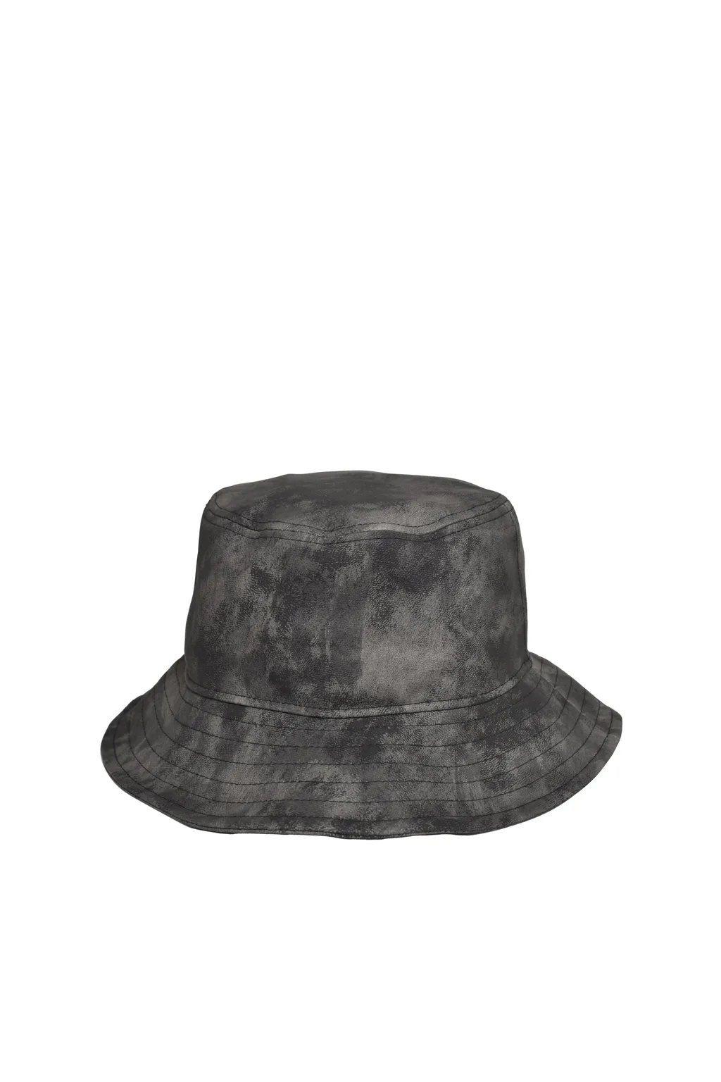 Faux Leather Hat / Black