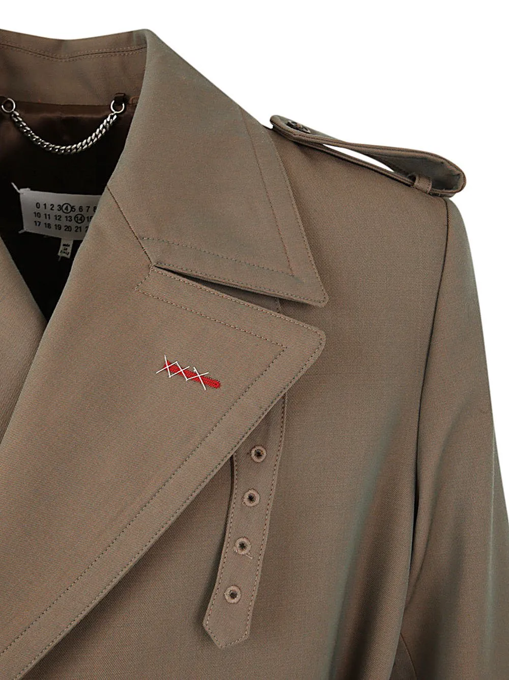 Maison Margiela Double-Breasted Trench Coat