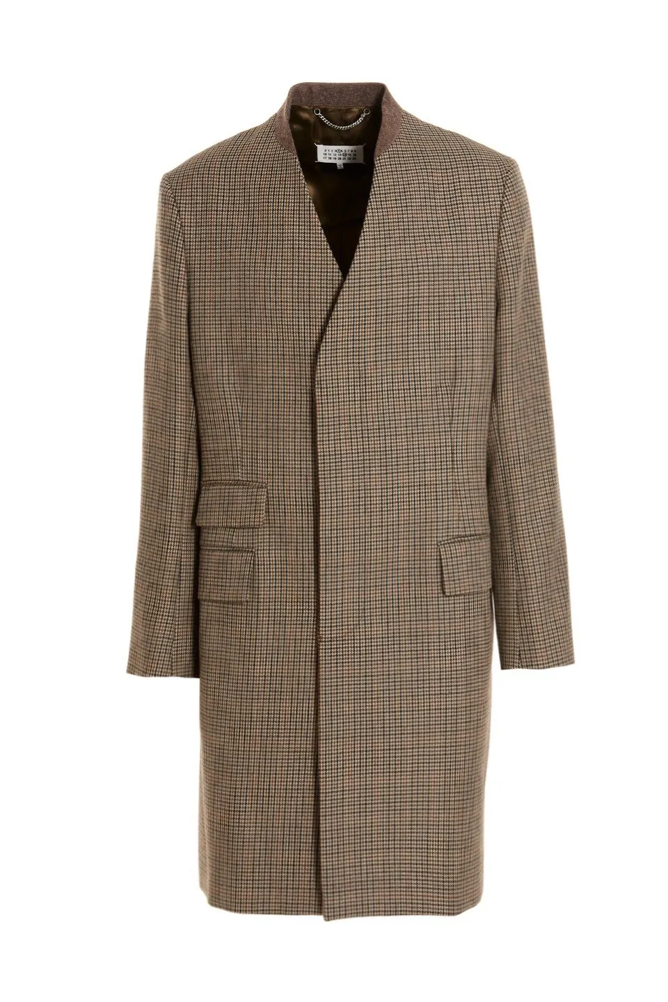 Maison Margiela Checked Single-Breasted Coat