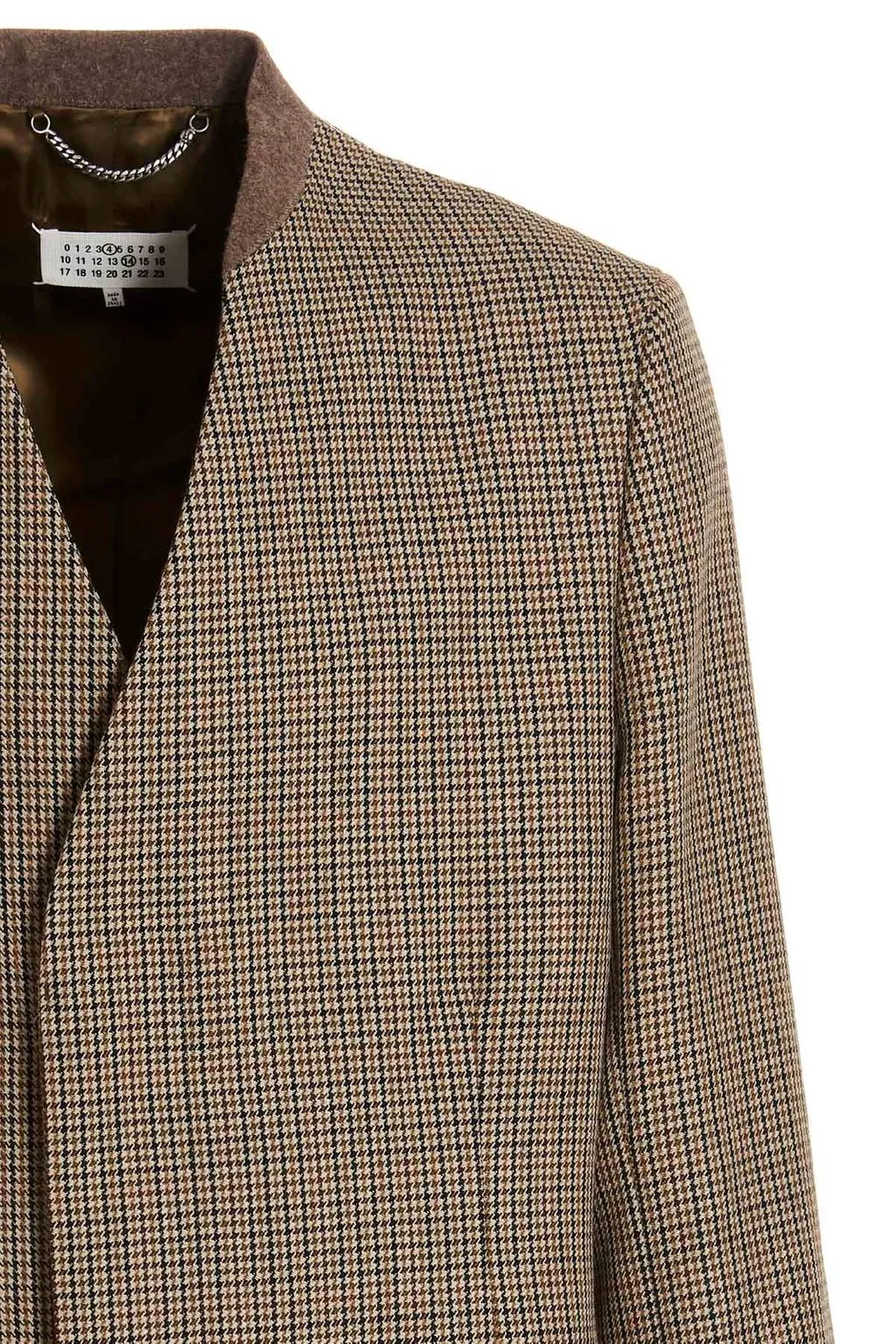 Maison Margiela Checked Single-Breasted Coat