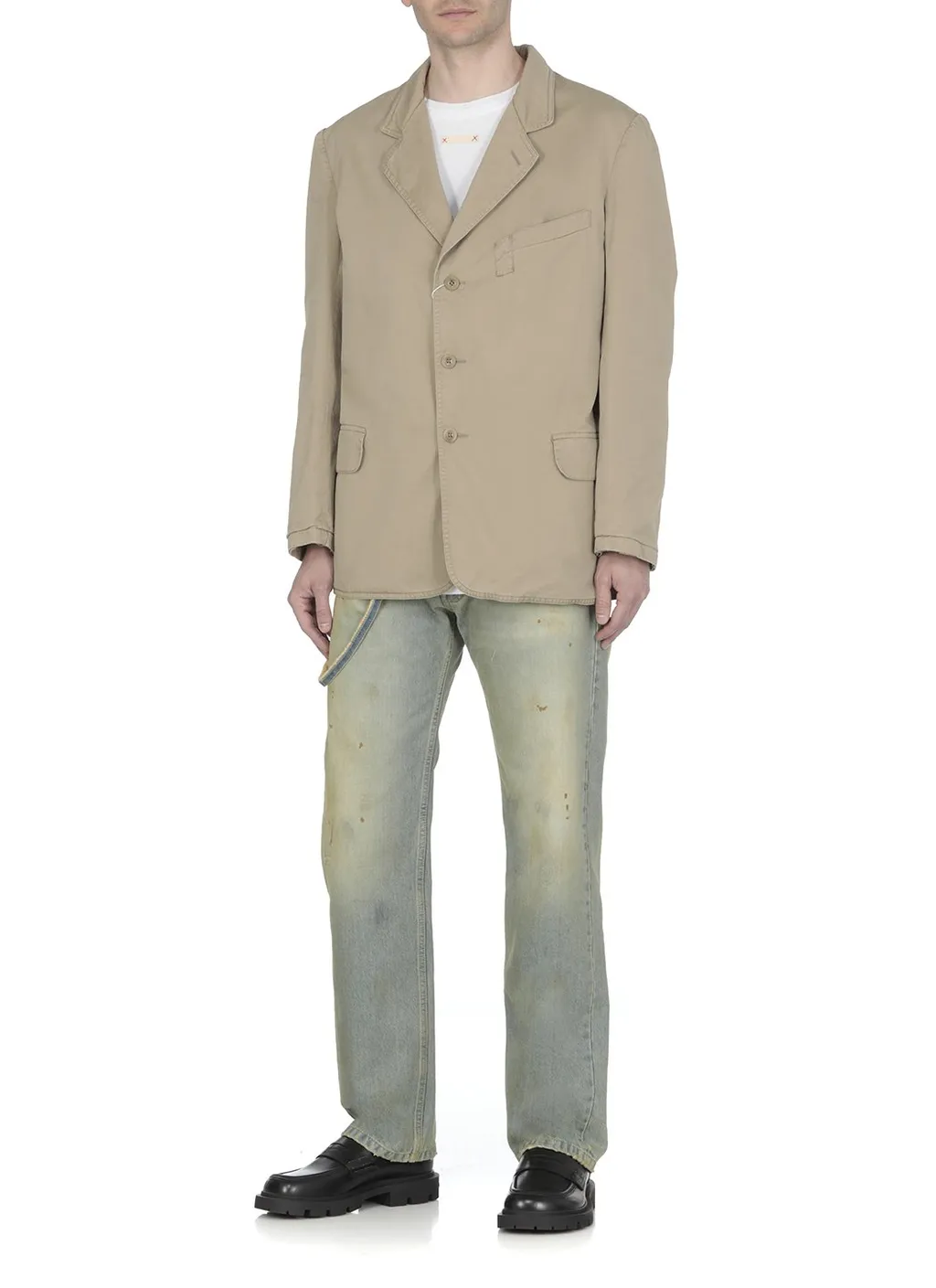 Maison Margiela Long-Sleeved Single-Breasted Blazer