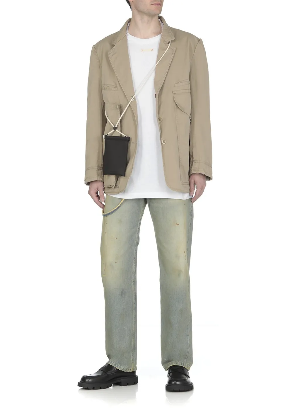 Maison Margiela Long-Sleeved Single-Breasted Blazer