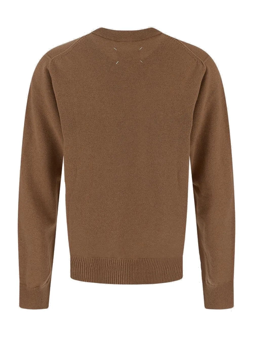 Maison Margiela Signature Four-Stitch Crewneck Jumper