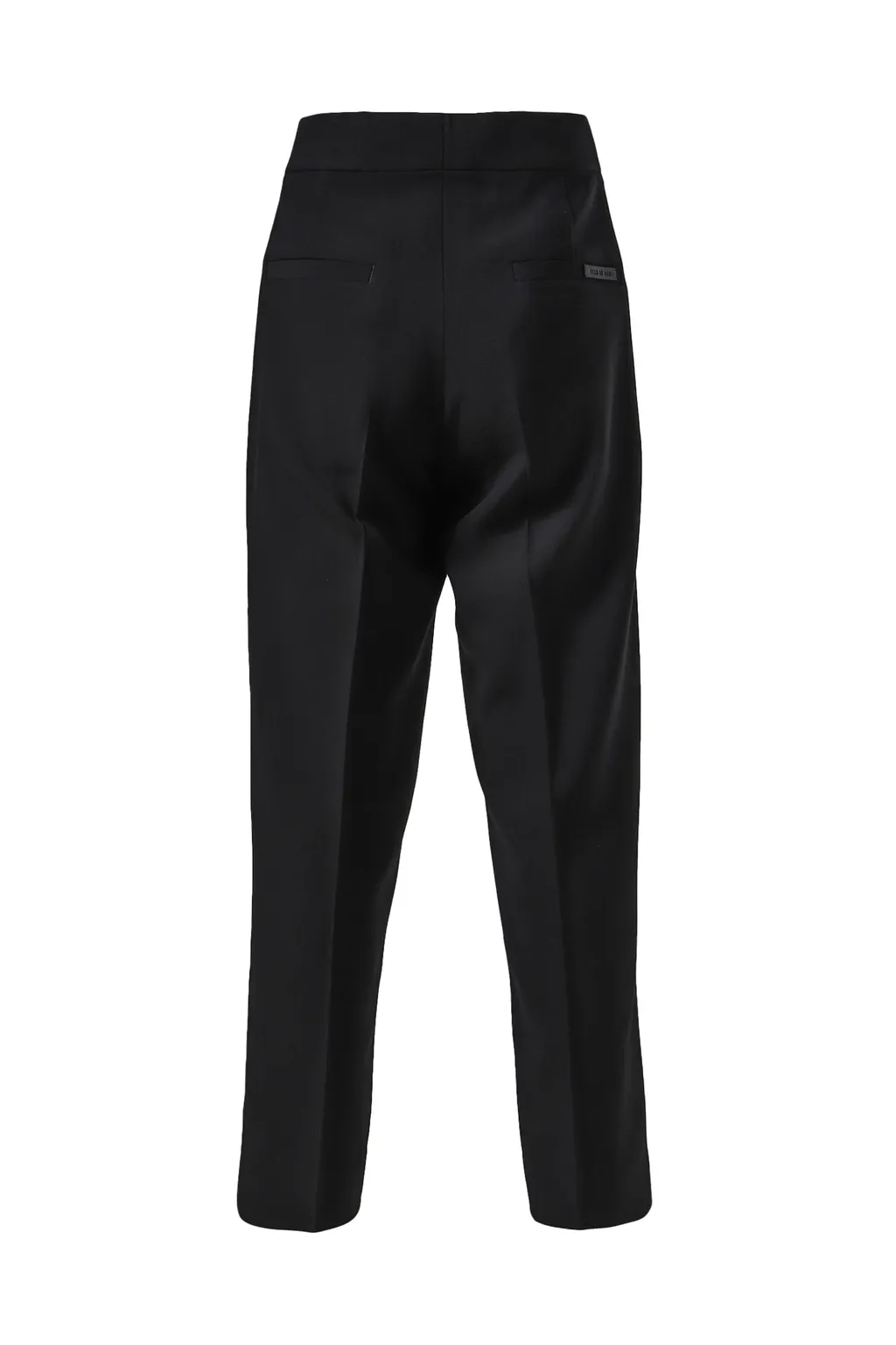 Single Pleat Eternal Trousers /Blk