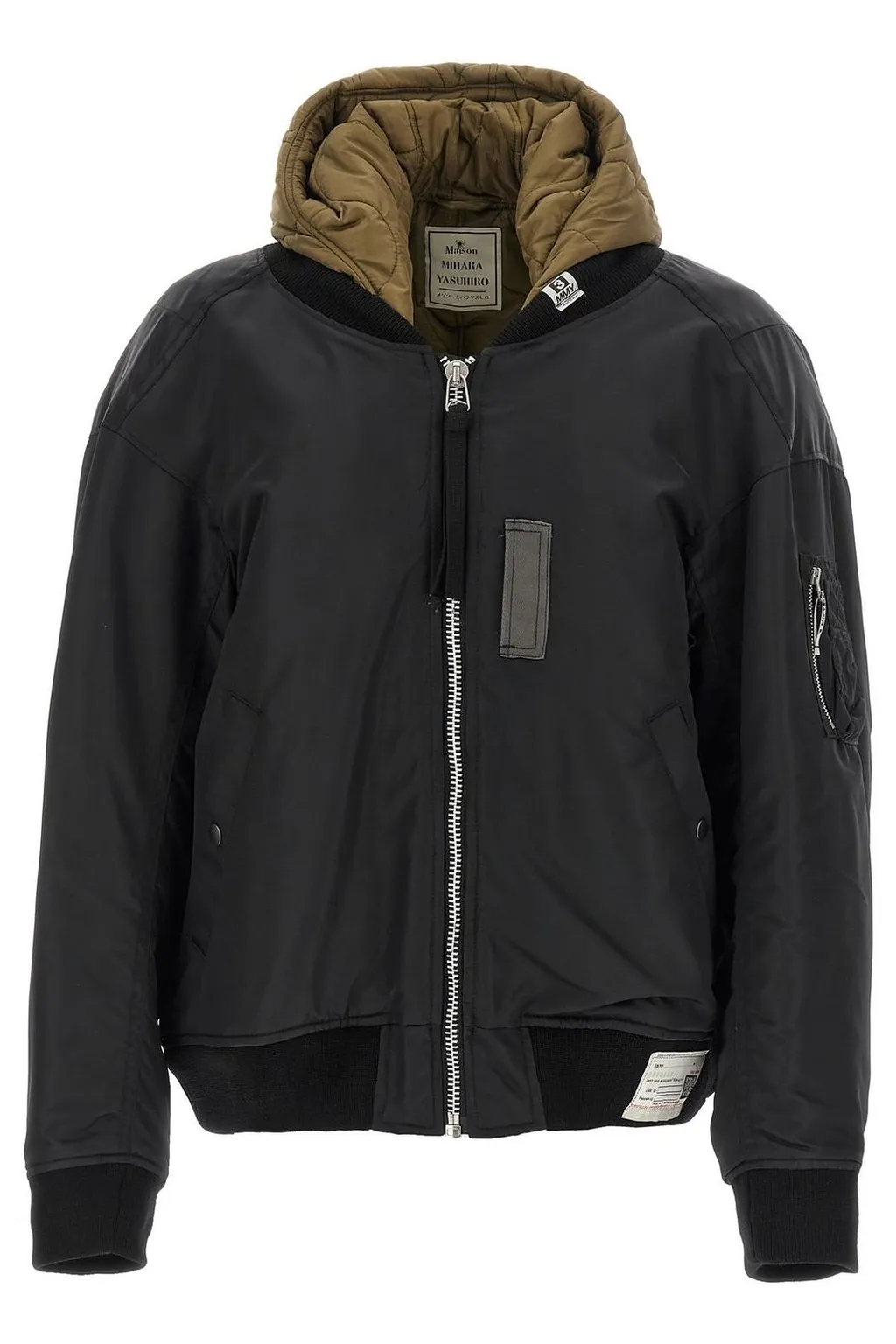 Maison Mihara Yasuhiro Extended Placket Hood Flight Jacket