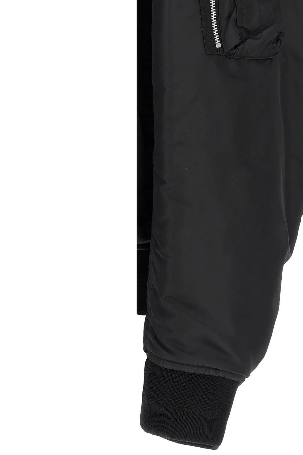Maison Mihara Yasuhiro Extended Placket Hood Flight Jacket