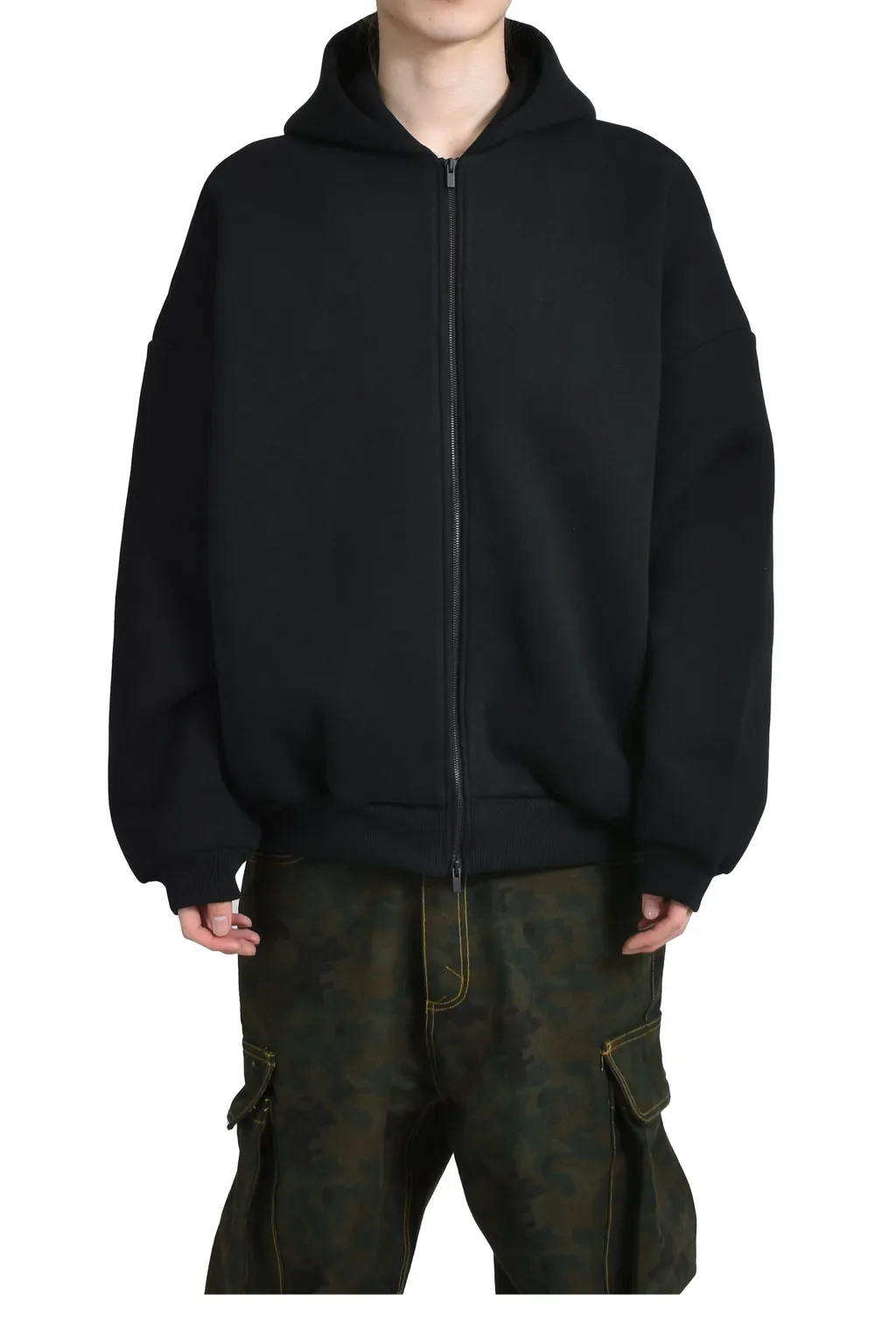 Full Zip Hoodie /Blk