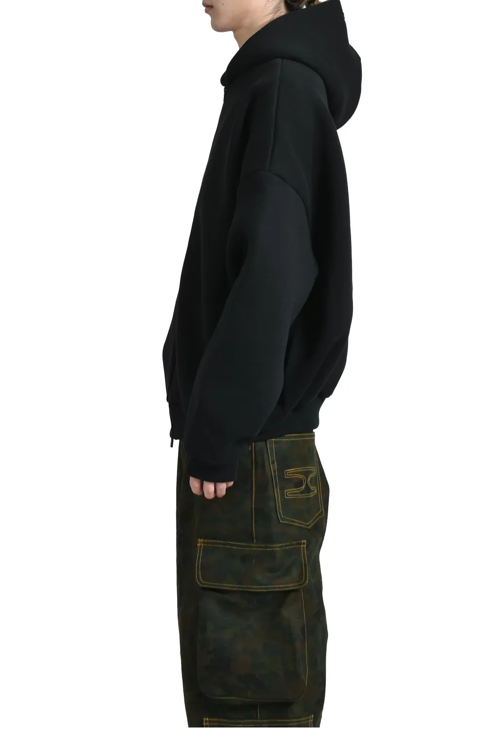 Full Zip Hoodie /Blk
