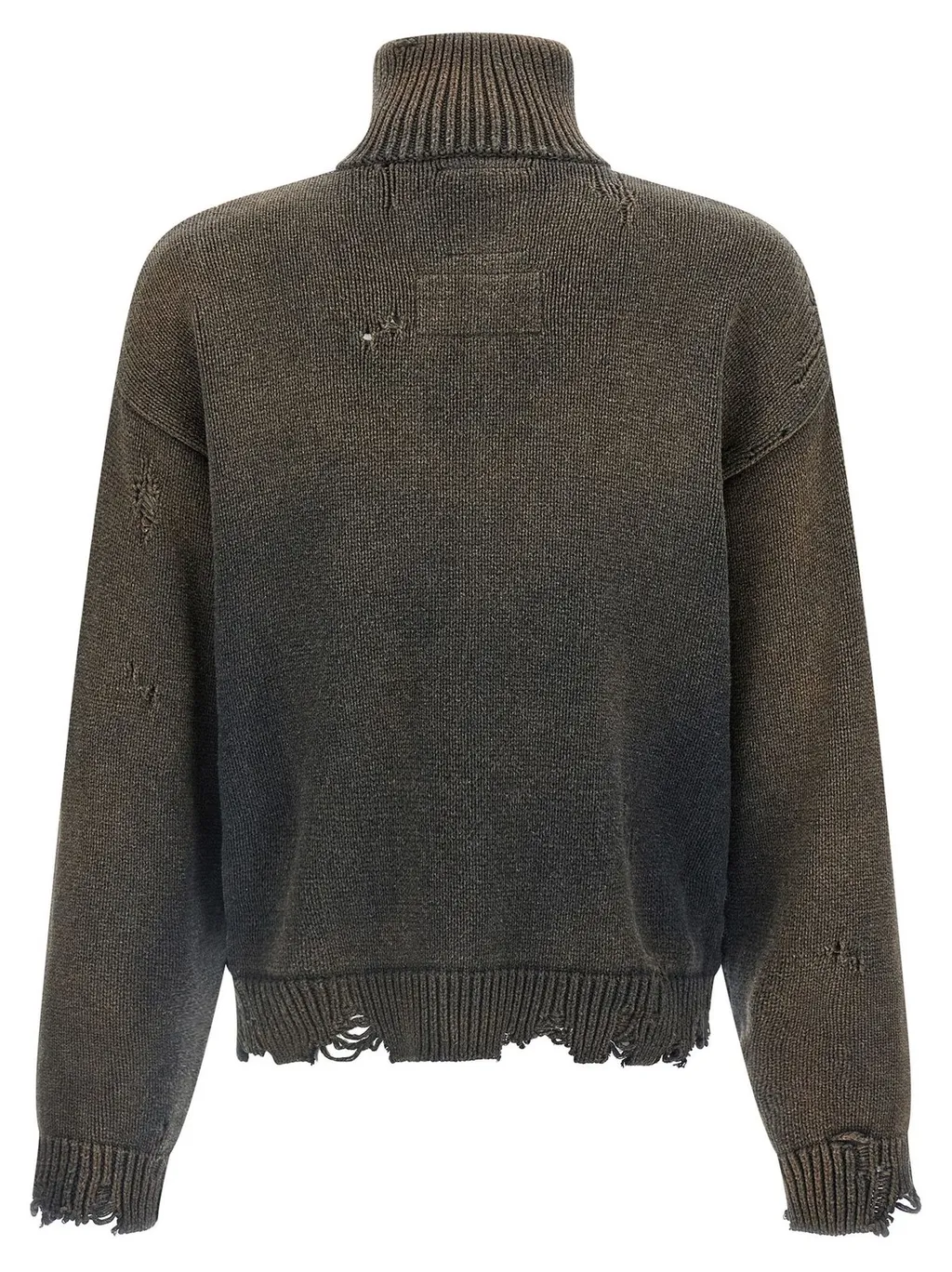 Maison Mihara Yasuhiro Horse Detailed Distressed Cardigan