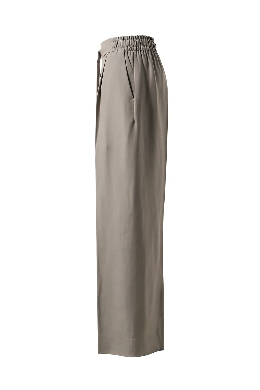 Drawstring Wide Leg Pant /Dusty Beige