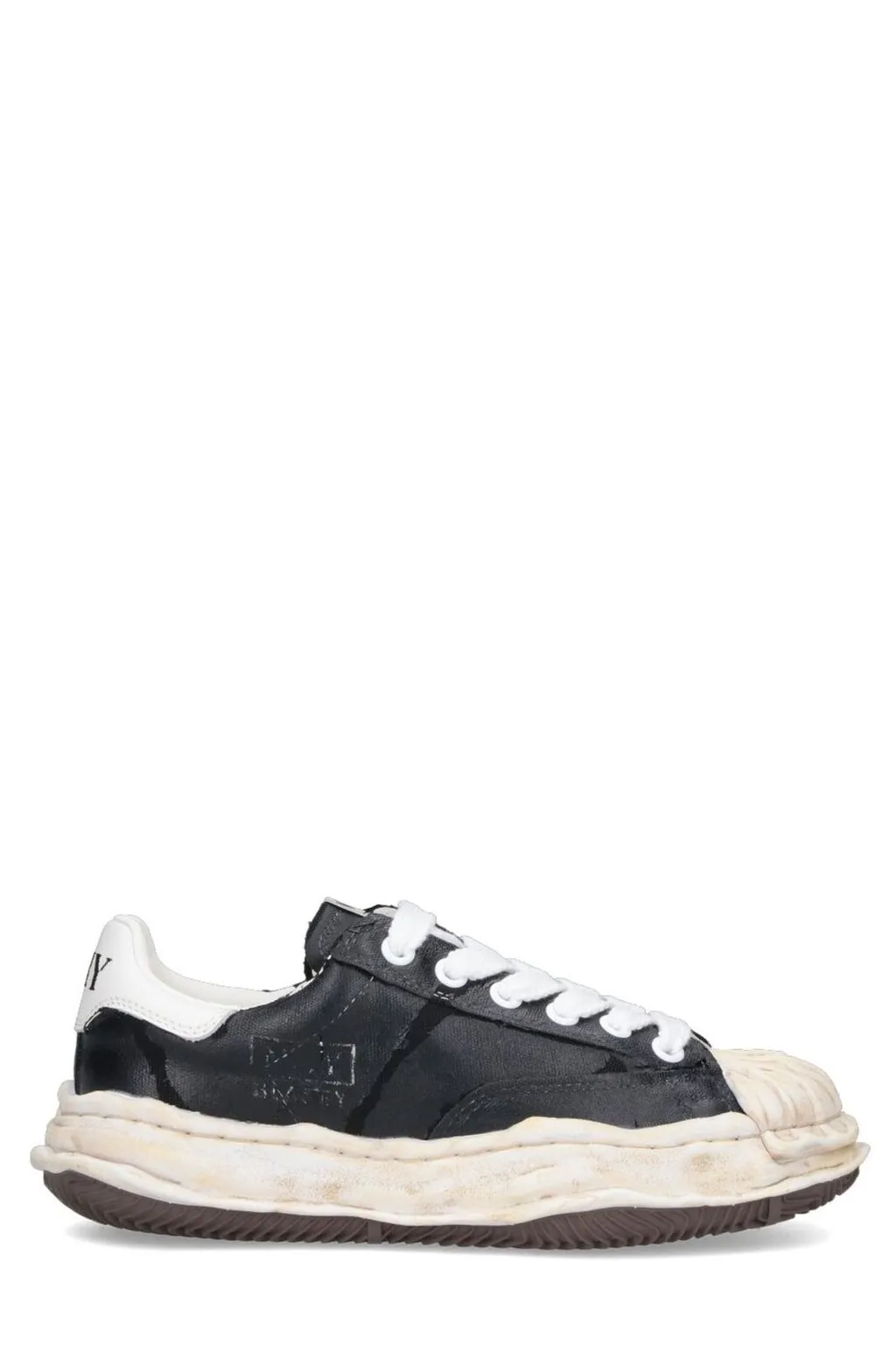 Maison Mihara Yasuhiro Blakey Torn-Film Lace-Up Sneakers