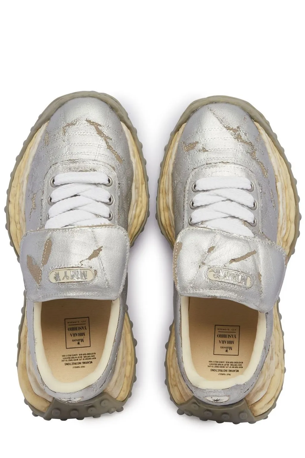 Maison Mihara Yasuhiro Scott Og Sole Film Attached Low-Top Sneakers