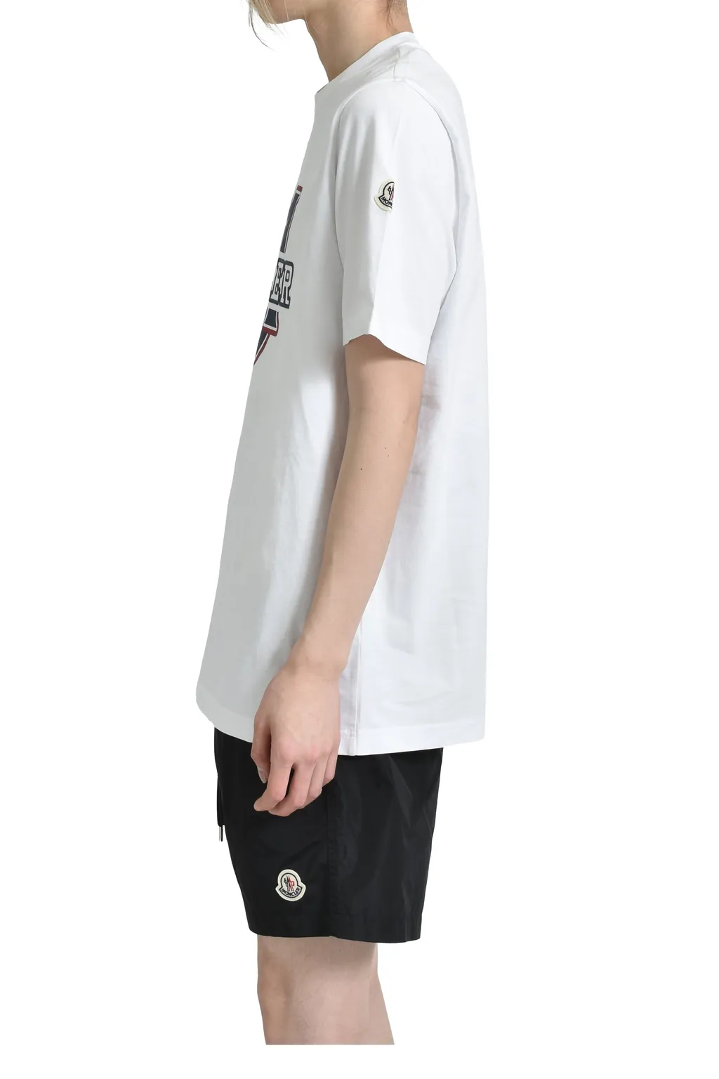 College Logo Ss T-Shirt / Wht