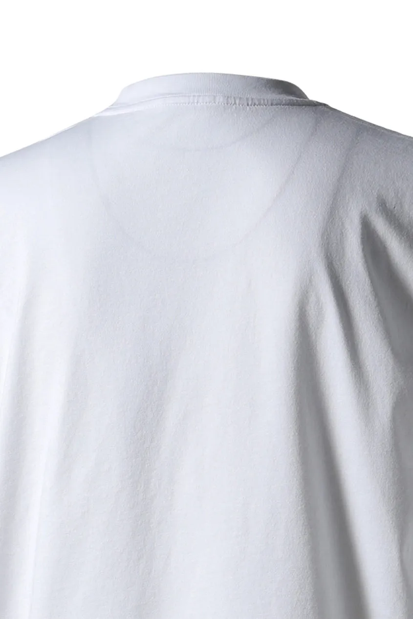 College Logo Ss T-Shirt / Wht