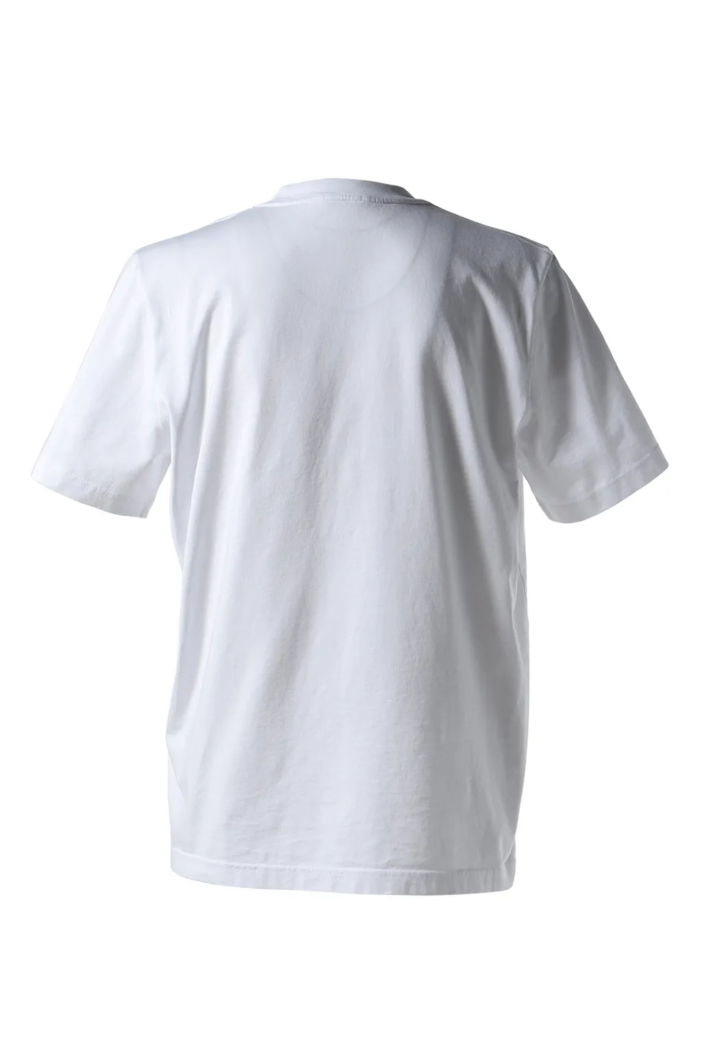 College Logo Ss T-Shirt / Wht