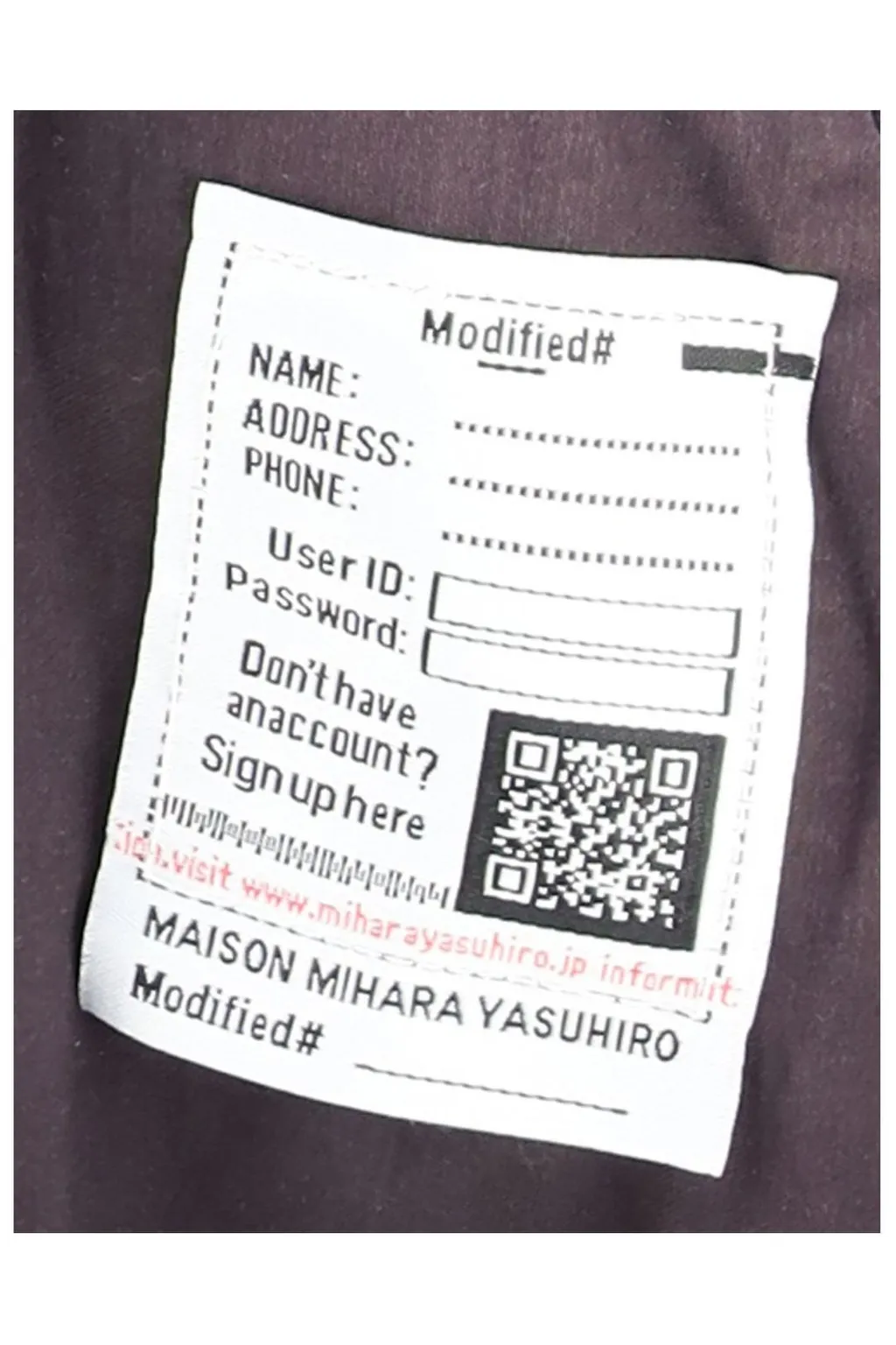 Maison Mihara Yasuhiro Aged Flight Zip-Up Jacket