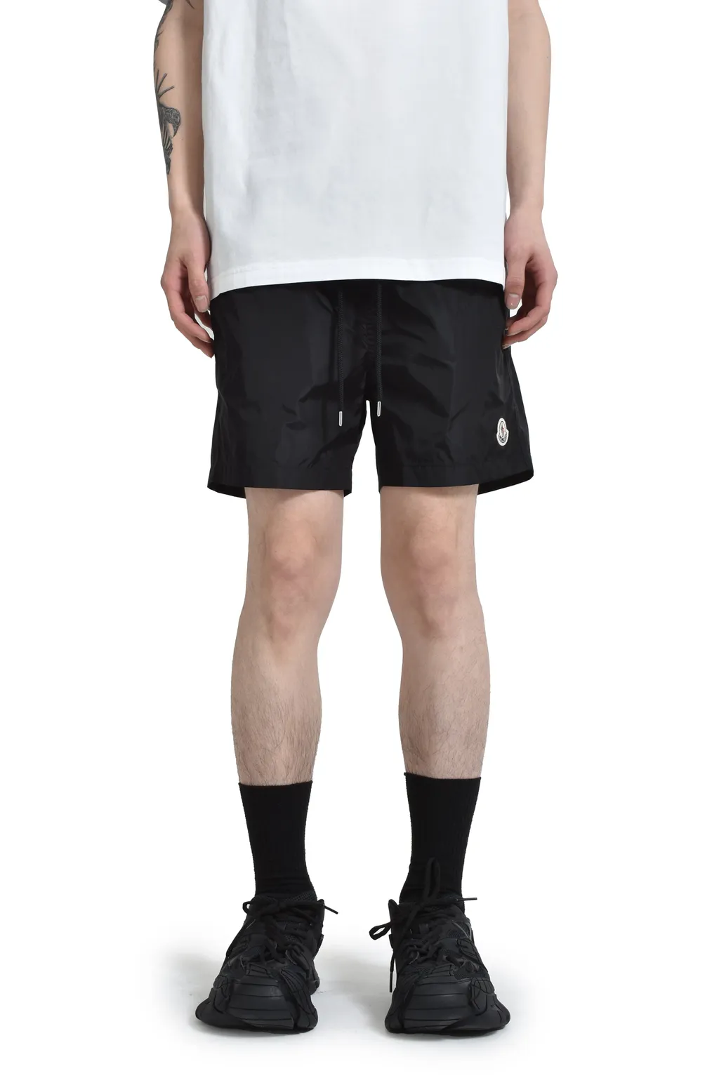 Logo Patch Swimwear / Black