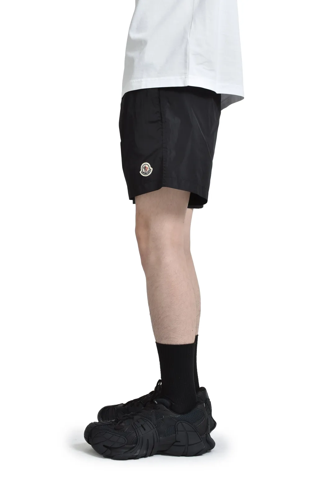 Logo Patch Swimwear / Black