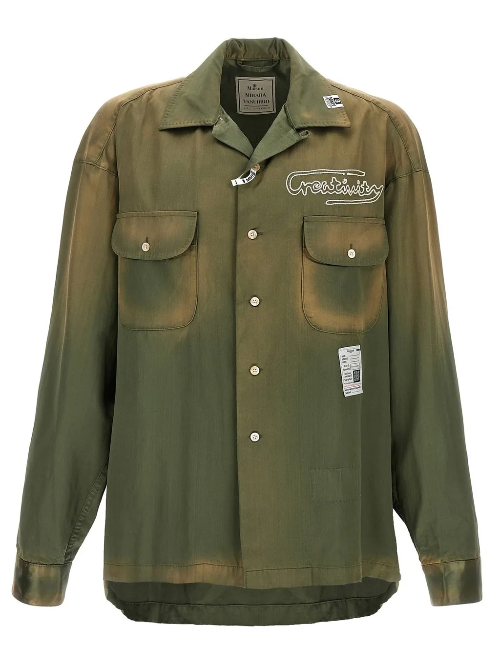 Maison Mihara Yasuhiro Pocket Detail Buttoned Shirt