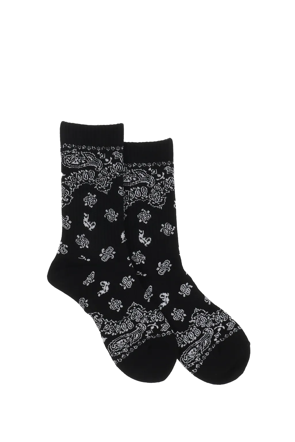 Paisley Socks / Black