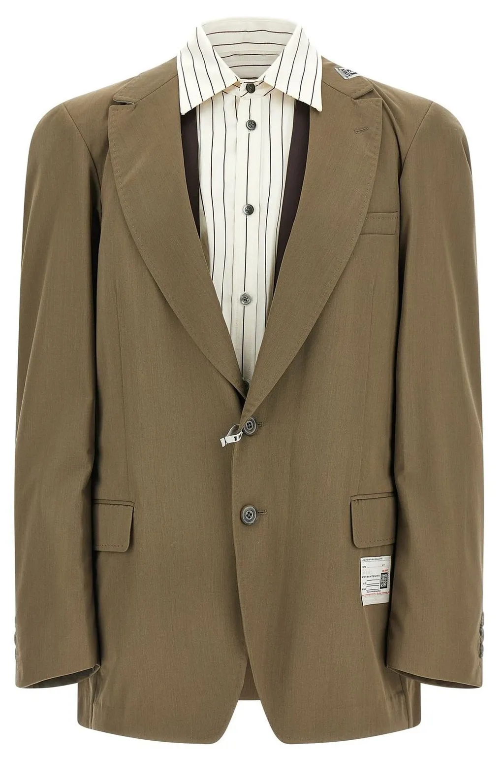 Maison Mihara Yasuhiro Mix-Layered Long Sleeved Jacket