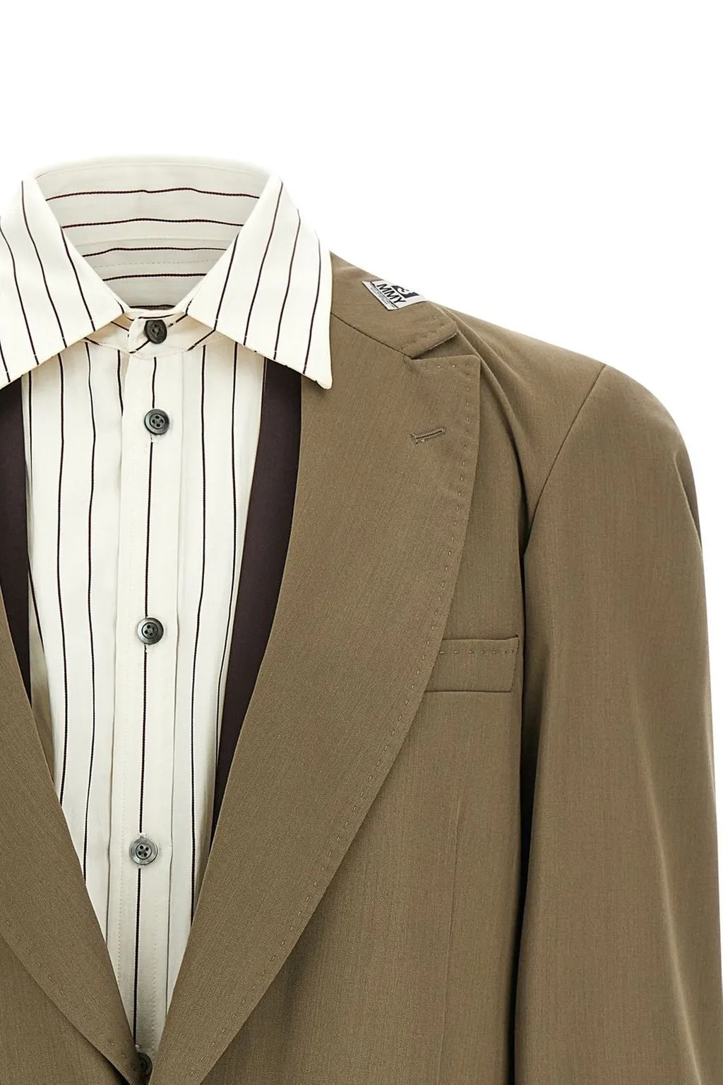 Maison Mihara Yasuhiro Mix-Layered Long Sleeved Jacket