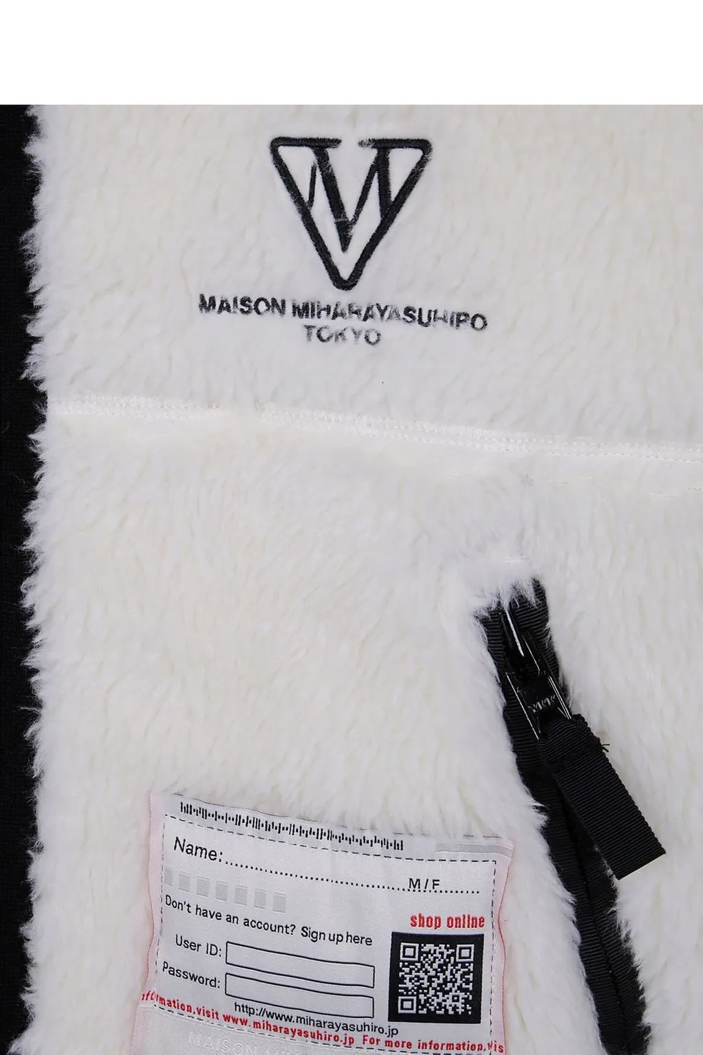 Maison Mihara Yasuhiro Amateur Sewn Like Boa Jacket