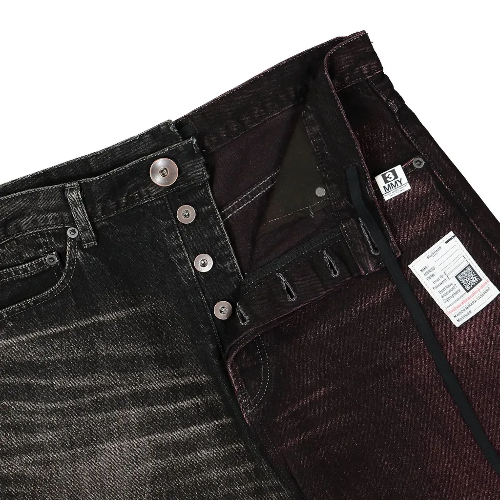 Maison Mihara Yasuhiro W-Combined Patch Detailed Jeans