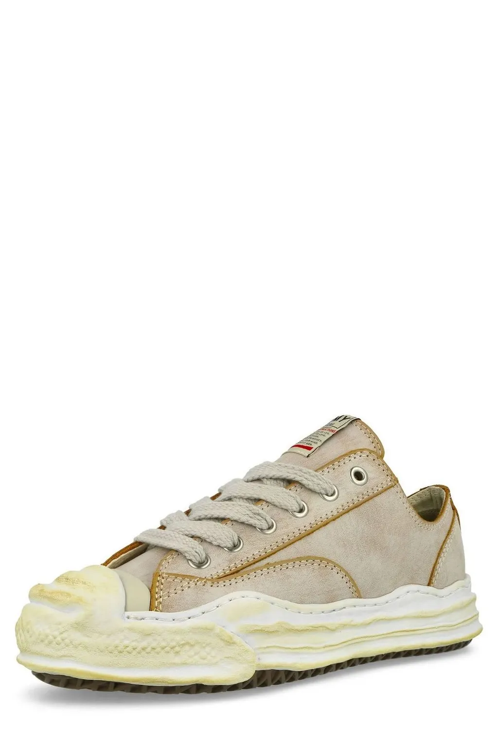 Maison Mihara Yasuhiro Hank Distressed Low-Top Sneakers