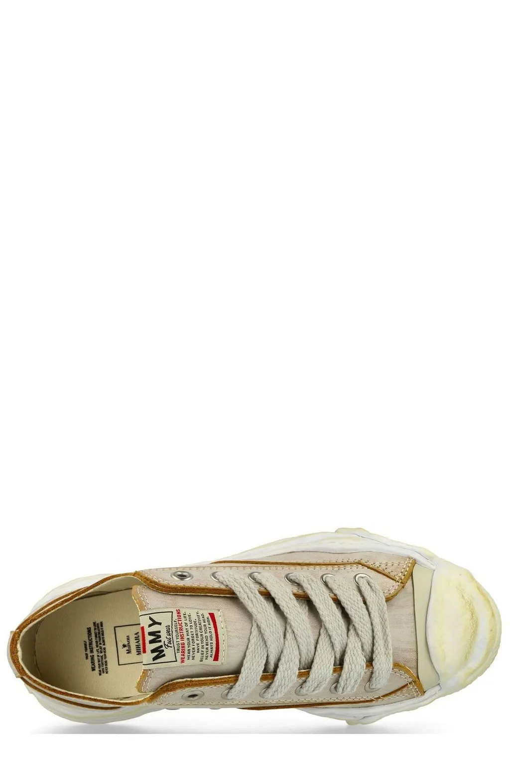 Maison Mihara Yasuhiro Hank Distressed Low-Top Sneakers