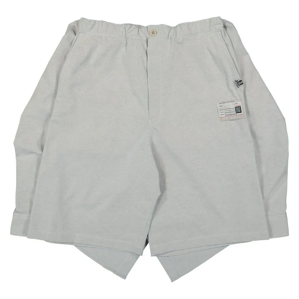Maison Mihara Yasuhiro Logo-Patch Deconstructed Combo Shorts