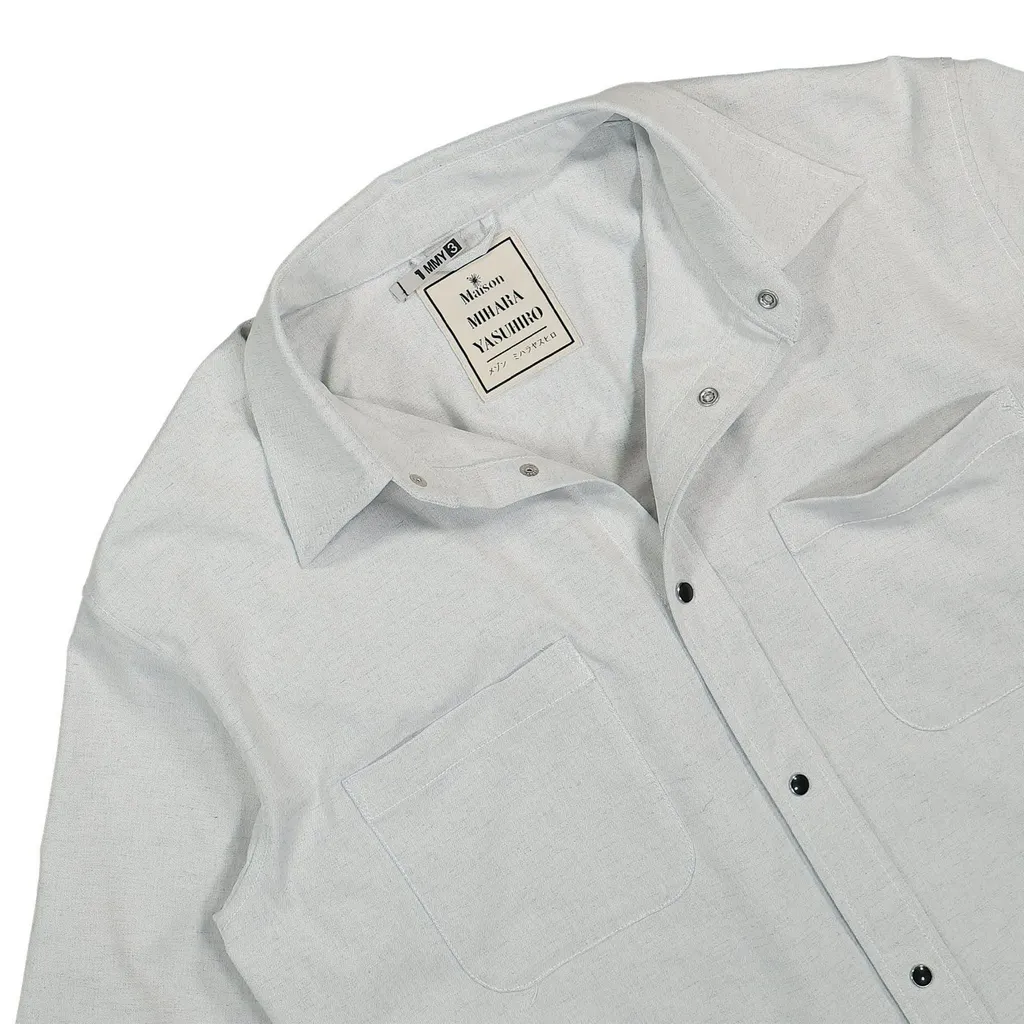 Maison Mihara Yasuhiro Logo-Patch Deconstructed Combo Shorts