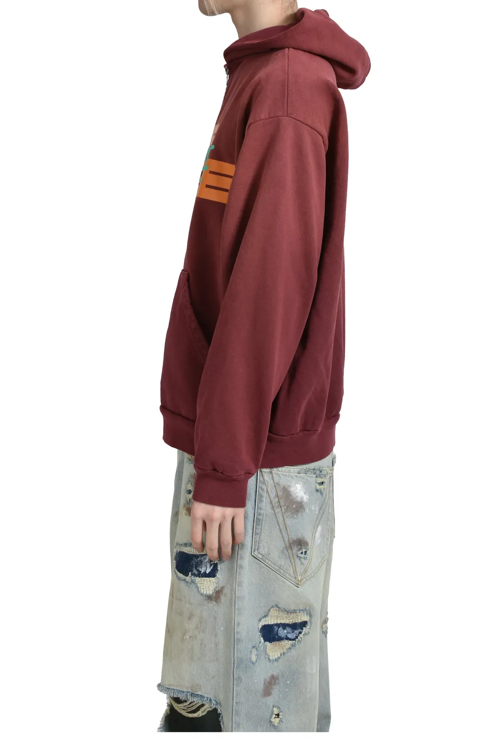 Zip Hoodie / Bur