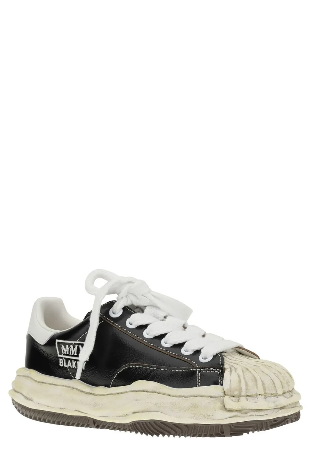 Maison Mihara Yasuhiro Blakey Wrinkled Low-Top Sneakers