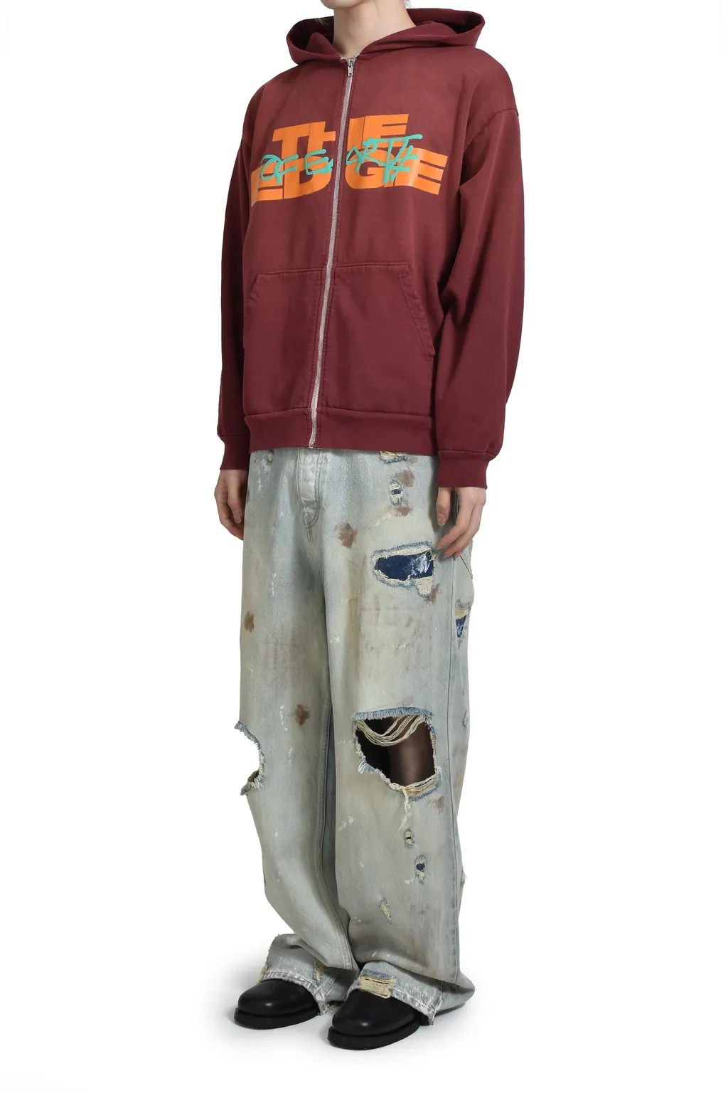 Zip Hoodie / Bur