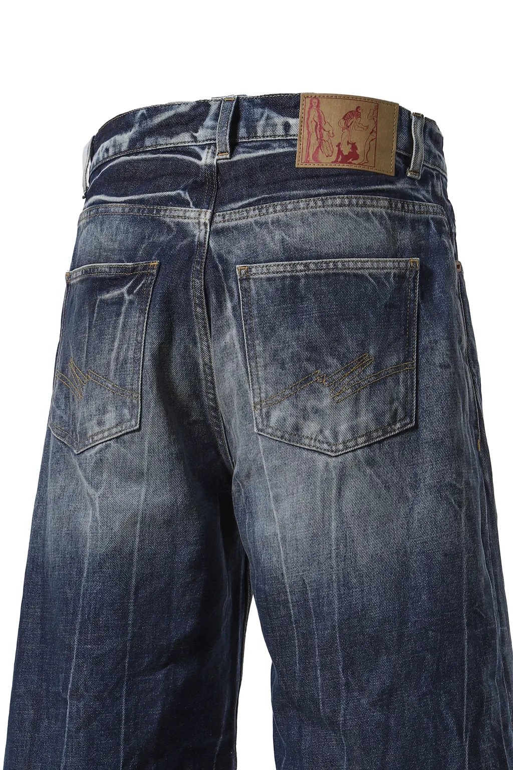 Zip Jean Short / Blu Acid Blu