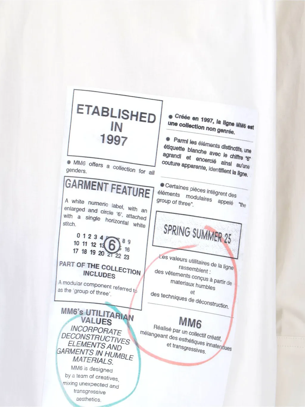 Mm6 Maison Margiela Newspaper Printed Shirt